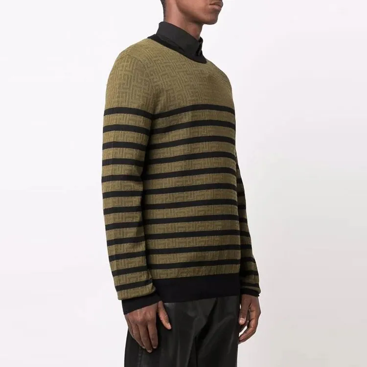 BALMAIN Sweaters Men Green-3