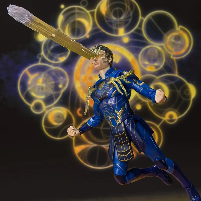 BANDAI S.H.Figuarts Marvel Eternals Ikaris Action Figure Blue-3