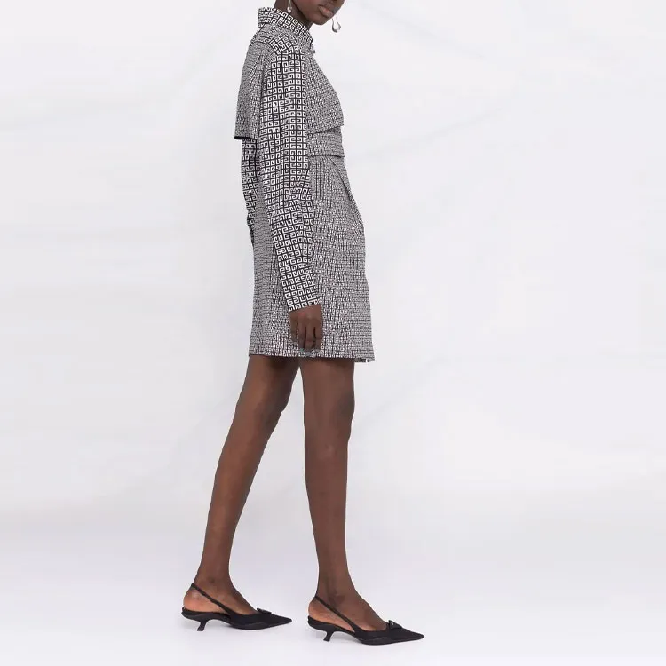 GIVENCHY FW21 Long Sleeved Dresses Women's Black-3