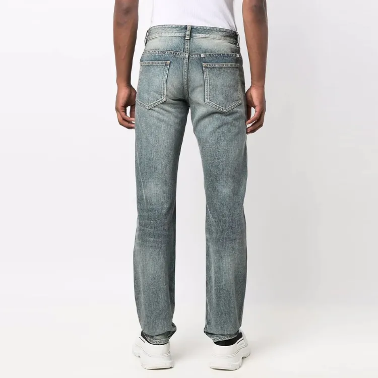 Givenchy Mid Rise Bleach Effect Denim Jeans-3