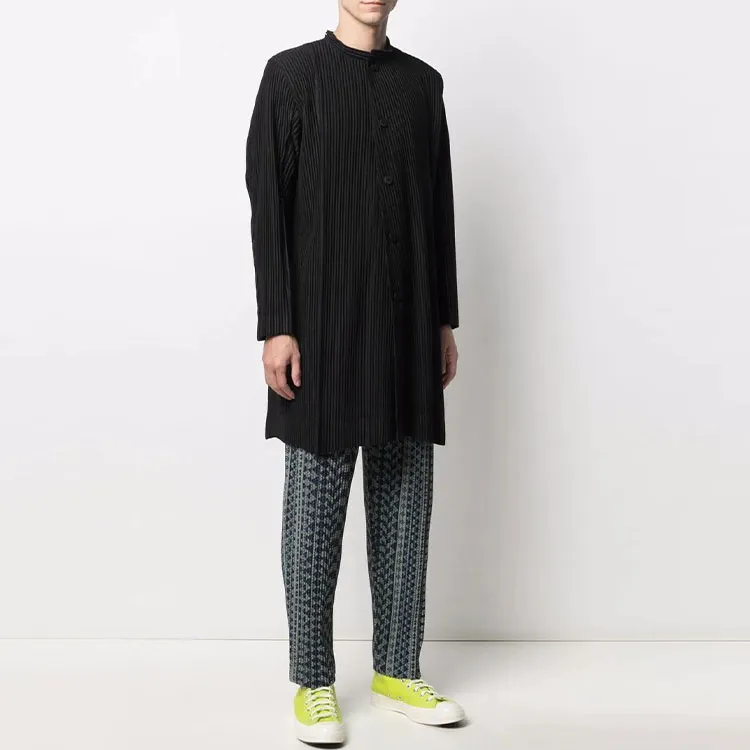 Homme Plissé Issey Miyake Shirts Men Black-3