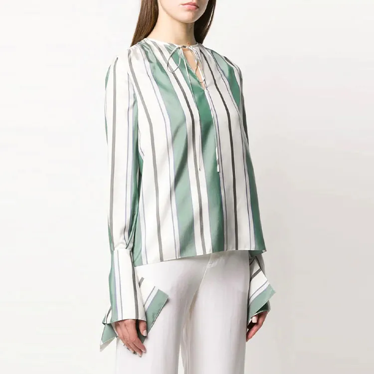 Lanvin Awning Stripe Blouse-3