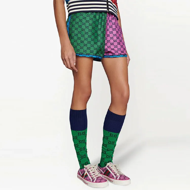 GUCCI Knee High Socks Unisex 1 Pack Green-1