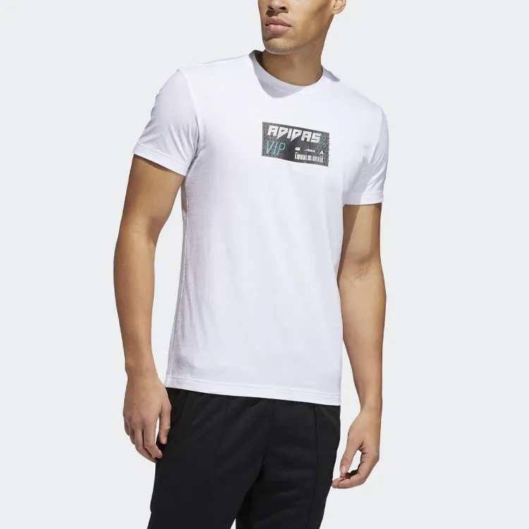 Adidas T Shirts Men White-3