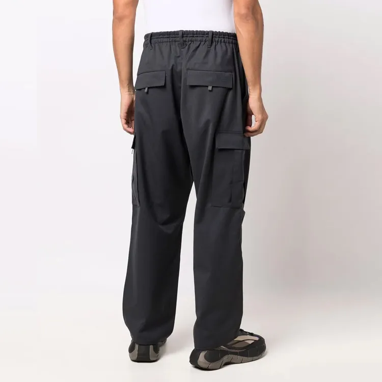 Y 3 Casual Pants Men Dark Gray-3