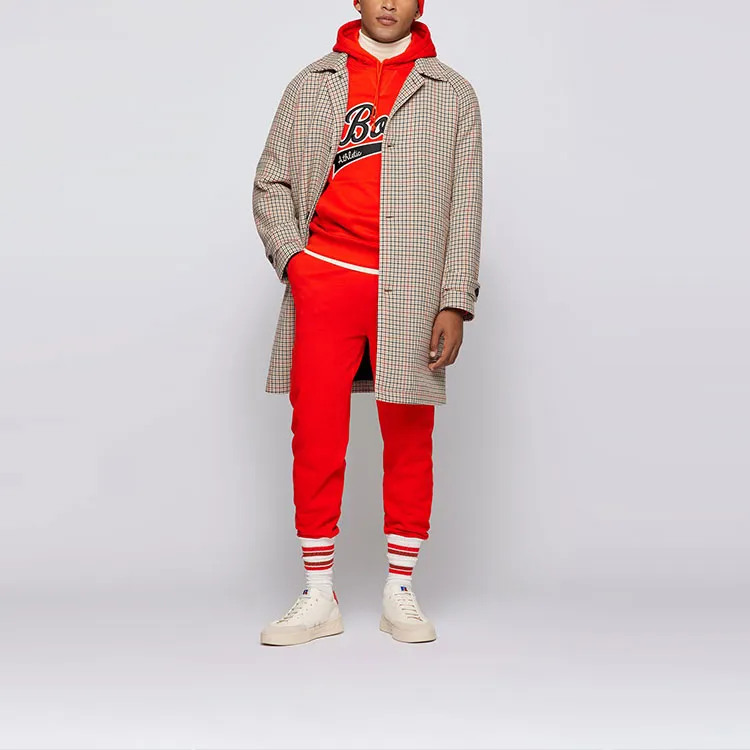 Russell Athletic X HUGO BOSS Knitted Sweatpants Men Red-1