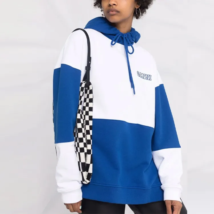 GANNI Colorblock Hoodie 'Daphne'-4