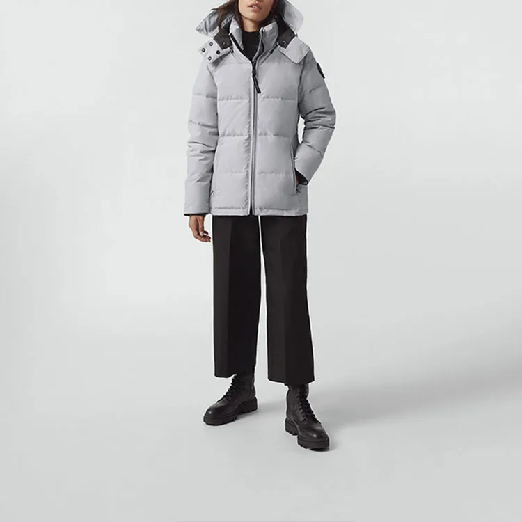 Canada Goose Chelsea Series Down Jacket Winter Women's Silver Birch-2