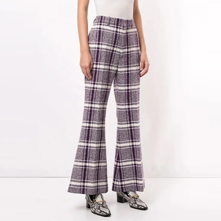 GUCCI Casual Pants Women's Purple-2