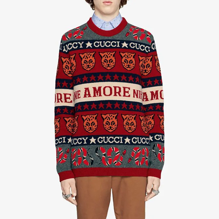 GUCCI Symbol Jacquard Jumper-2