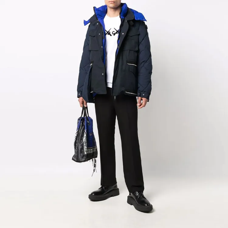Sacai X Kaws Flock Print Long Sleeve T Shirt-3