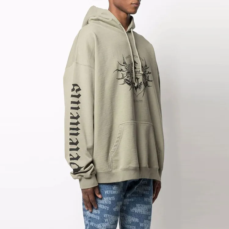 Vetements Black Label Logo Hoodie-4