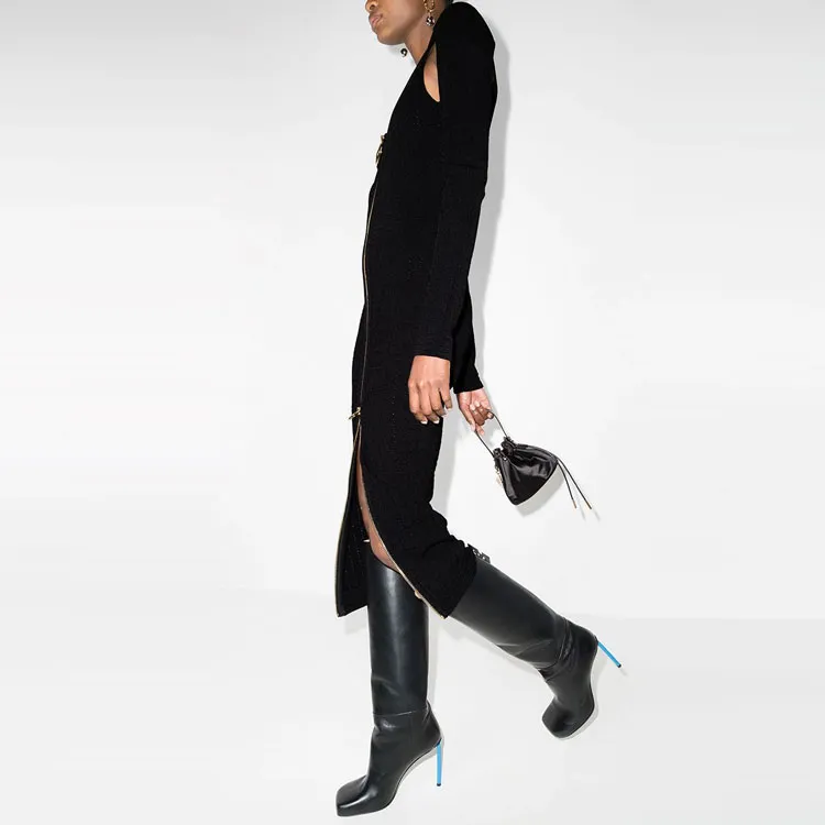 BALMAIN Cut out Detail Fitted Dress-3