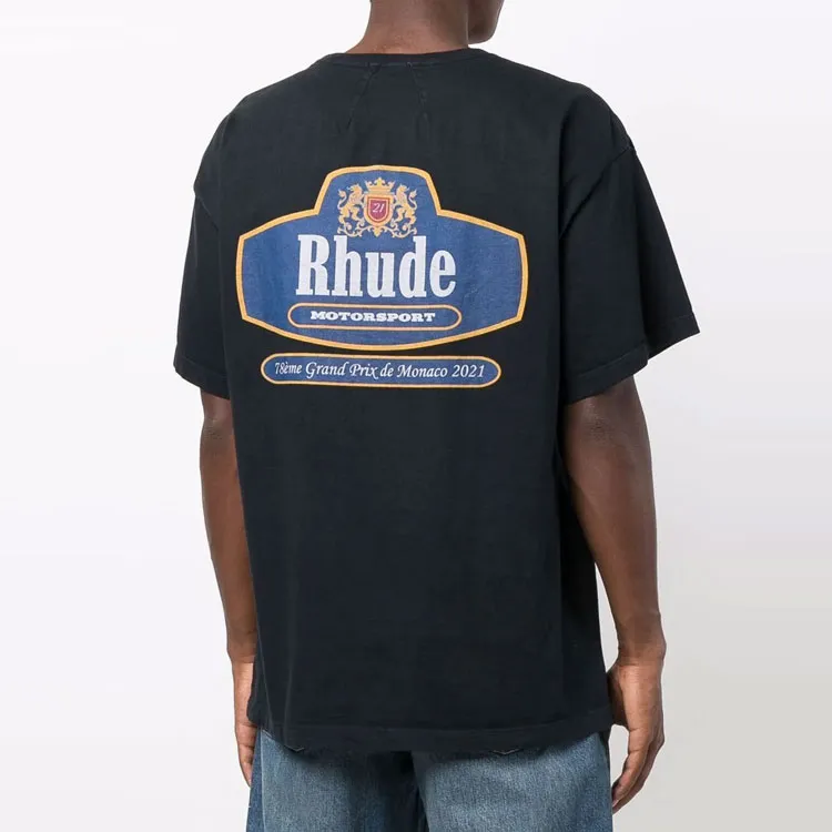 RHUDE Racing Crest Tee-2