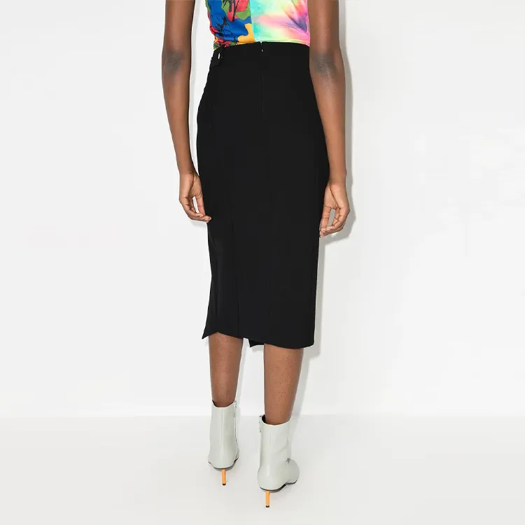 OFF-WHITE Wrap Midi Skirt-3