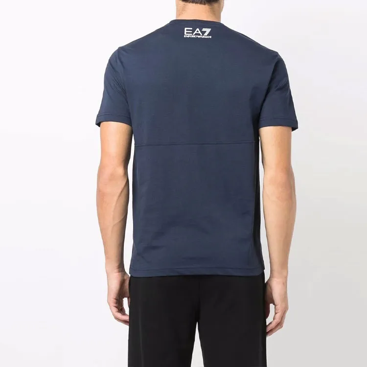EMPORIO ARMANI EA7 FW21 T Shirt Men's Blue-4