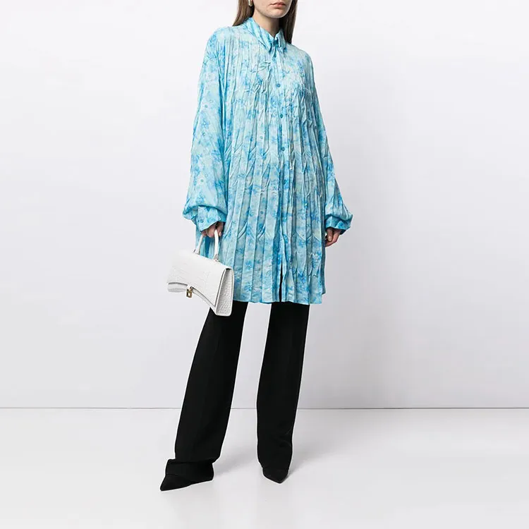 Balenciaga Shirts Women's Blue-1
