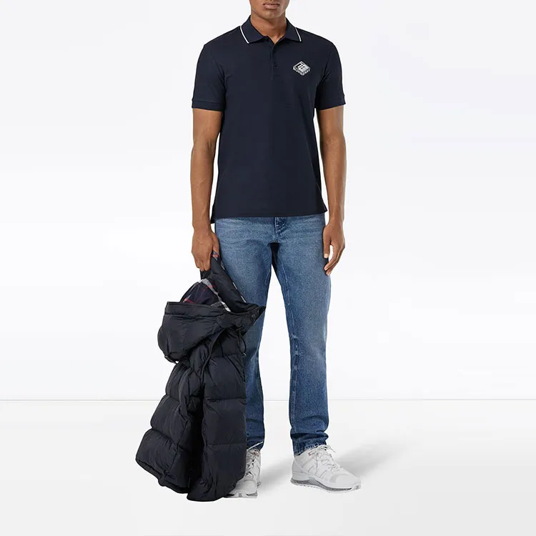 Burberry Logo Graphic Pique Polo-1