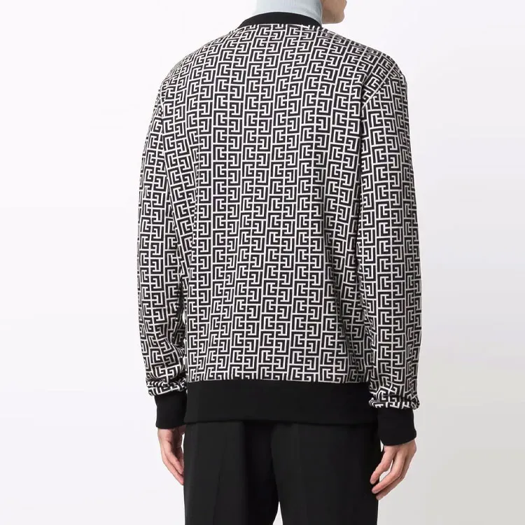 BALMAIN Sweatshirts Men Gray-3