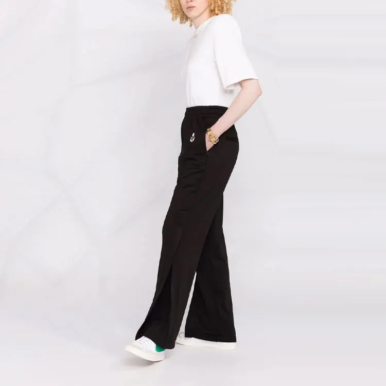 ISABEL MARANT ETOILE Inaya Wide leg Track Pants-3