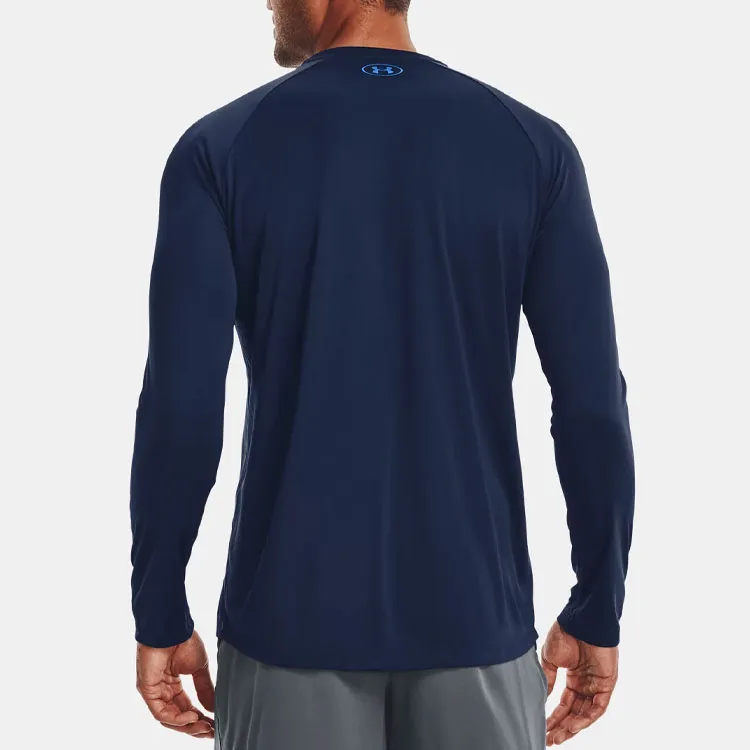 Under Armour T Shirt Men's Collegiate Blue-4