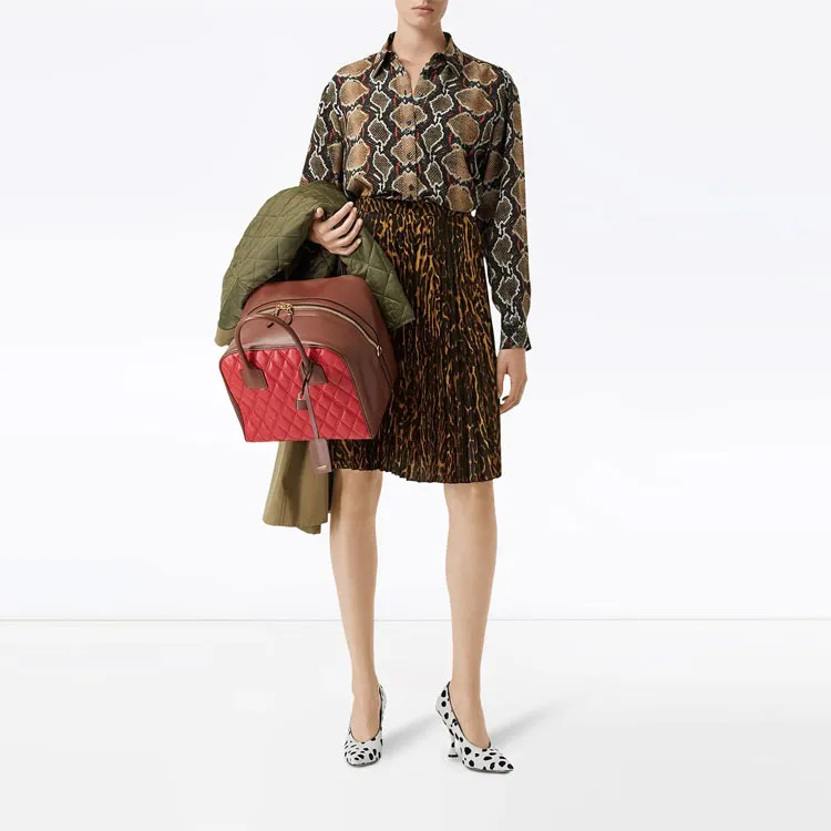 Burberry Casual Long Skirts Women's Brown-2