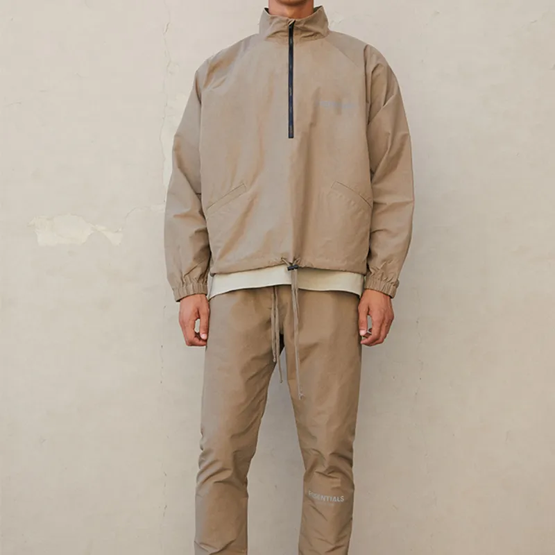Fear Of God Essentials Half Zip Track Jacket-2