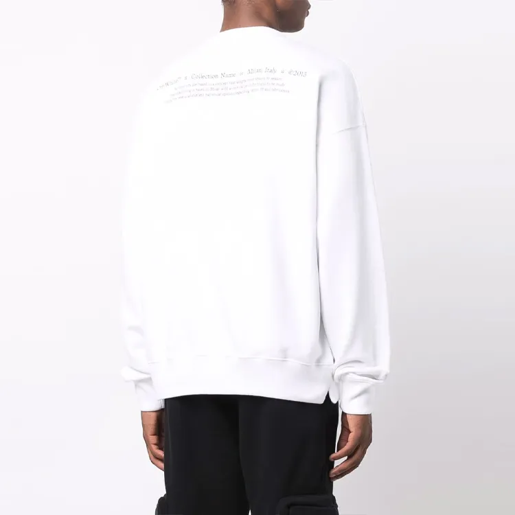 OFF WHITE FW21 Sweatshirts Men White-3