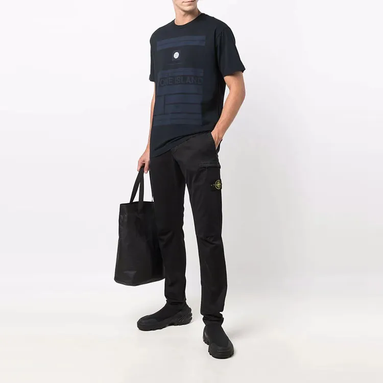 STONE ISLAND Casual Pants Men Black-3