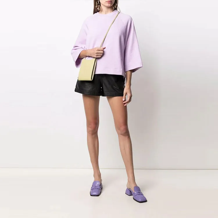 GANNI Isoli Oversized Raglan Sweatshirt 'Orchid'-2