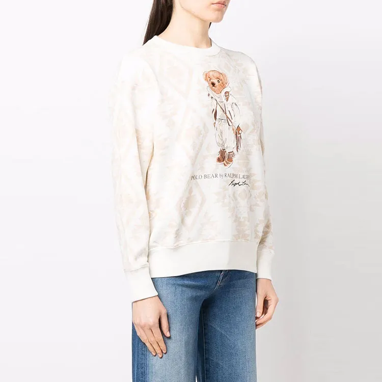 Polo Ralph Lauren FW21 Sweatshirt Women's Beige-5