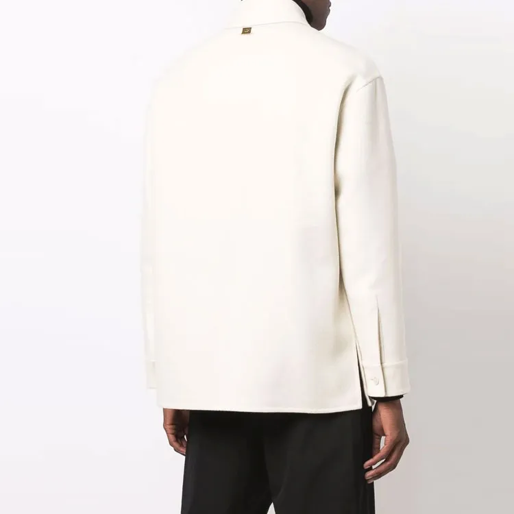 FENDI Jackets Coats Men's White-3