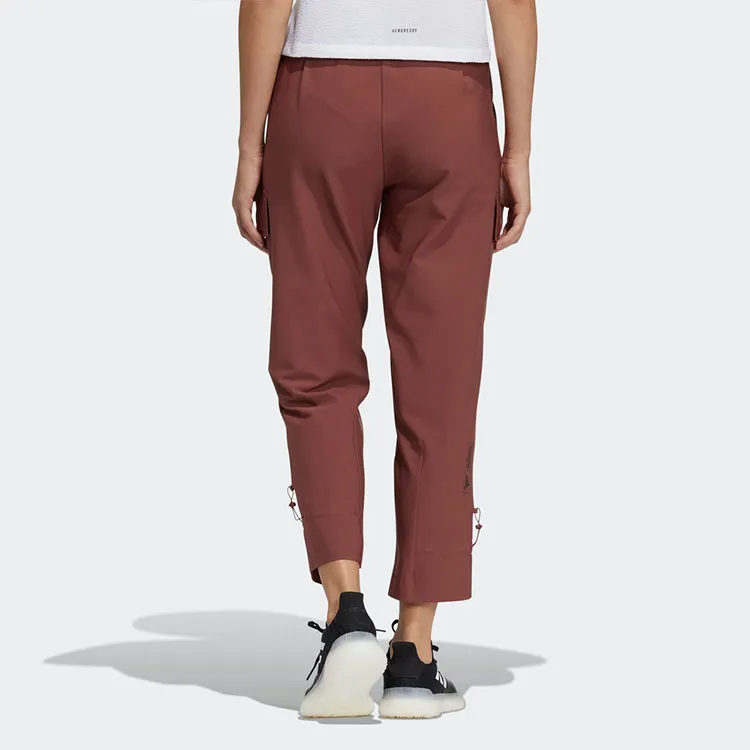 Adidas Sports Pants Women's Red Brown-2
