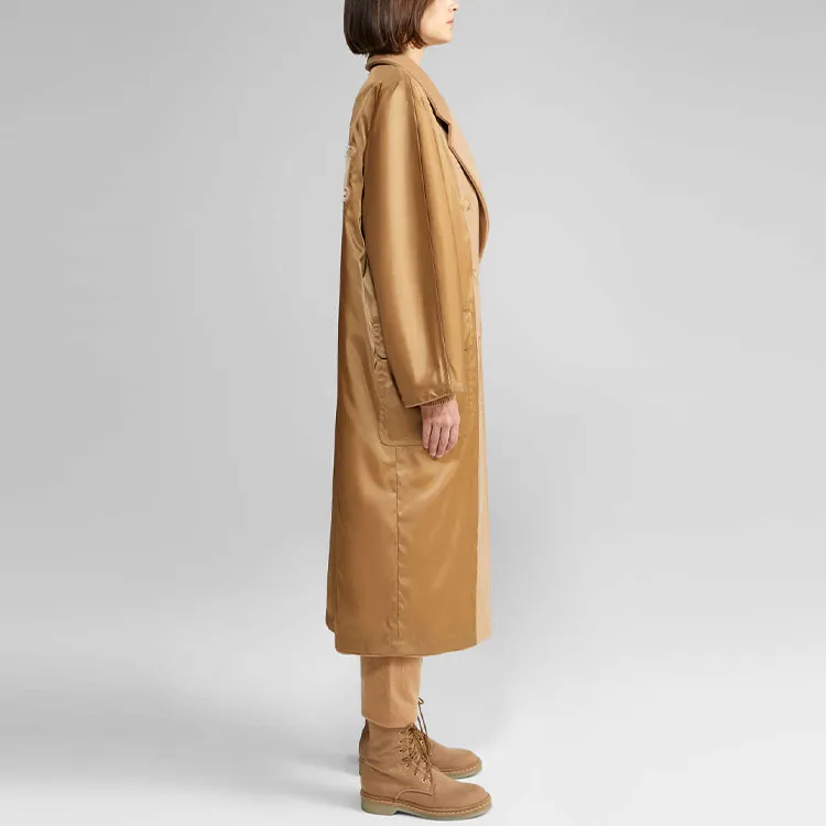 MaxMara Coats Women's Camel Mixed Color-4