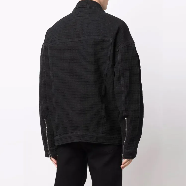 Givenchy Denim Jackets Men Black-2