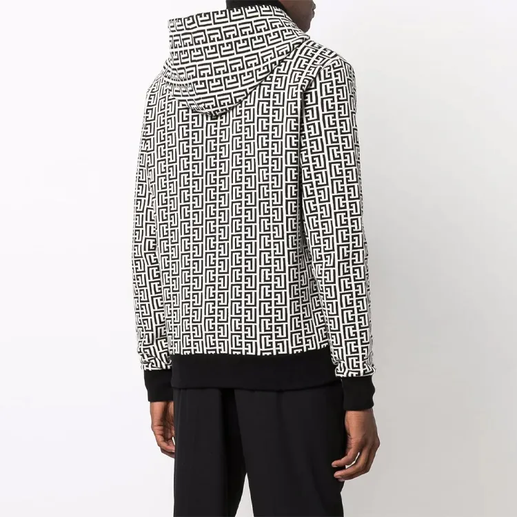 BALMAIN Sweatshirts Men Black-2