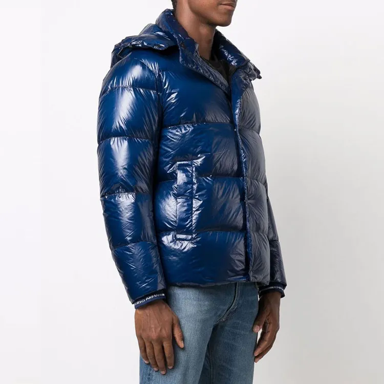 EMPORIO ARMANI Down Jackets Winter Men's Blue-3