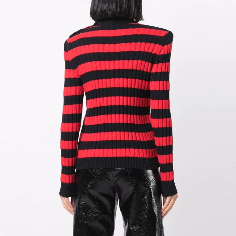 BALMAIN FW21 Sweater Women's Red-3