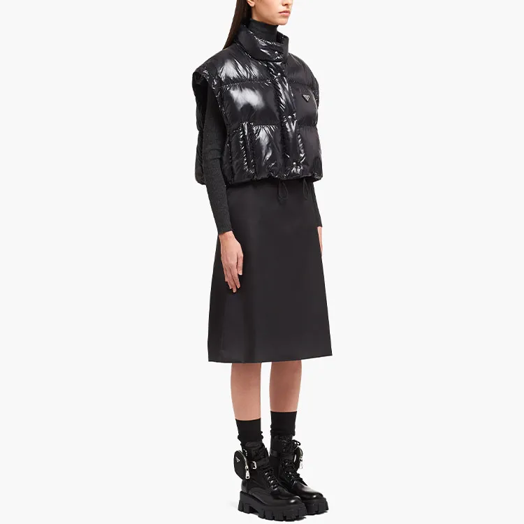 PRADA Re Nylon Convertible Down Jacket-3