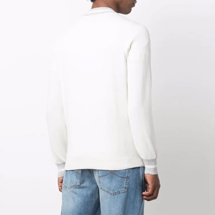Brunello Cucinelli FW21 Cashmere Sweater Men's White-2