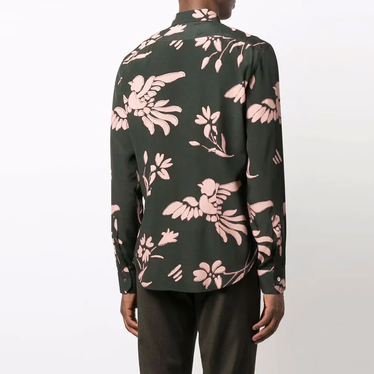 Paul Smith Shirts Men Dark Green-3