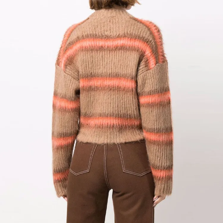 KENZO FW21 Cashmere Sweater Women's Umber-3