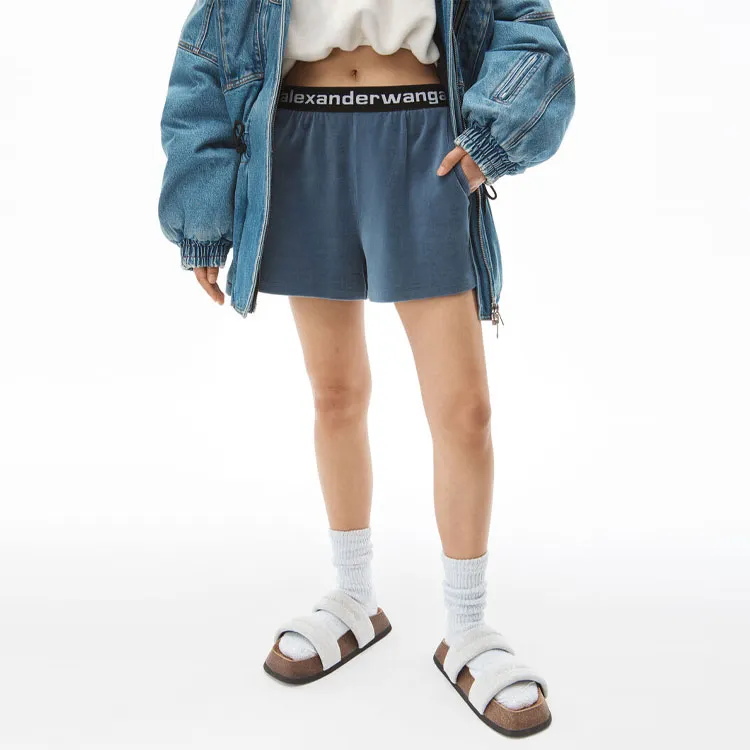 Alexander Wang Casual Shorts Women's Ice Blue-3