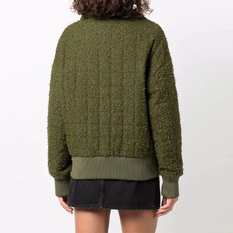 BALMAIN FW21 Jackets Coats Women's Green-2
