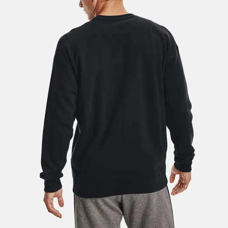 Under Armour Rival Sweatshirts Men Black-4