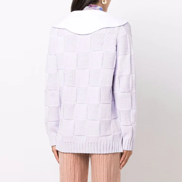 GANNI SS21 Loose Fit Sweater Women's Purple-3