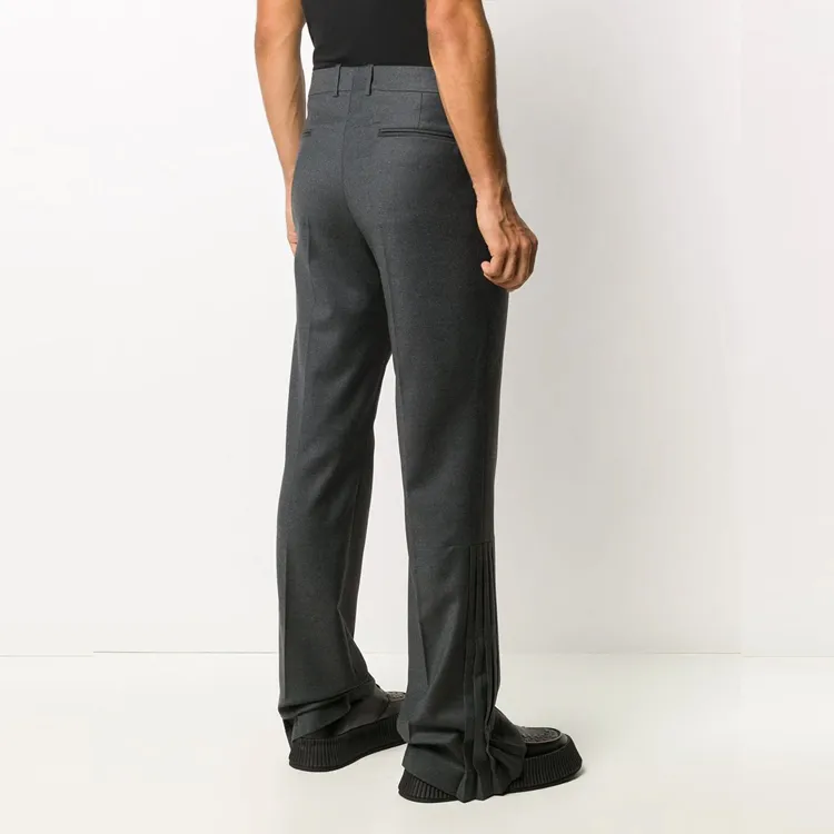 OFF WHITE FW21 Suit Trousers Men Gray-3