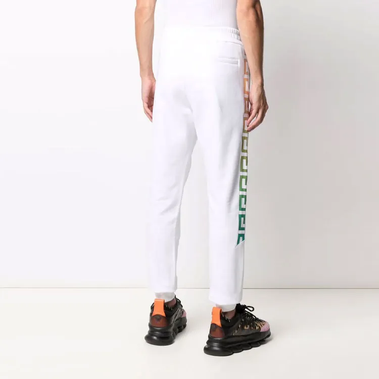 VERSACE Knitted Sweatpants Men White-2