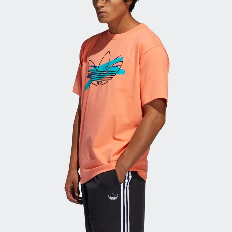 Adidas Originals T Shirts Men Orange-4
