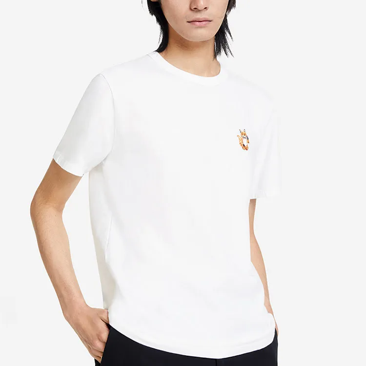 Maison Kitsune T Shirts Men White-3